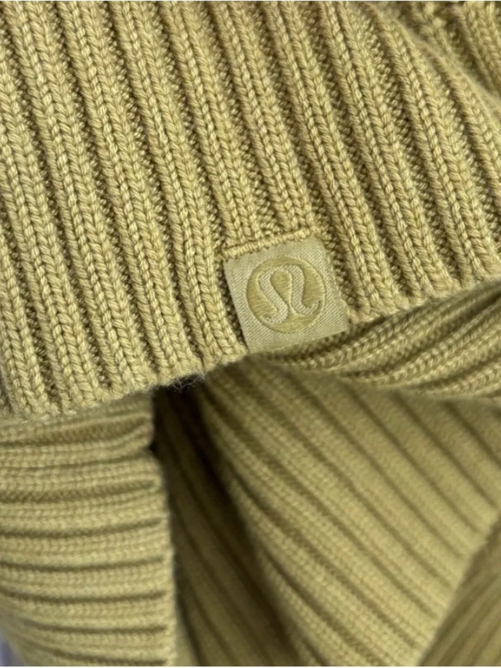 Lululemon Open-Front Women’s Cardigan Sweater in Mustard Medium
